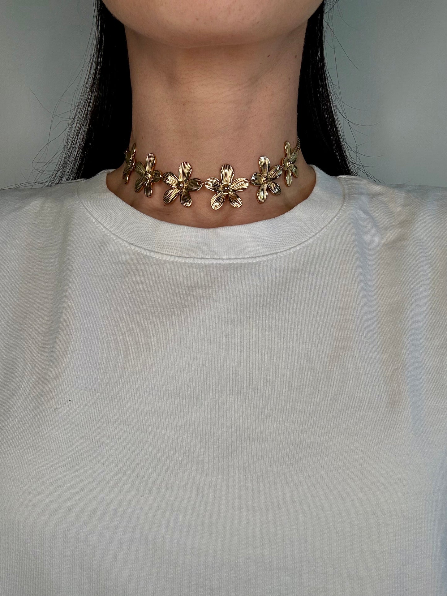 Collana Flower Gold