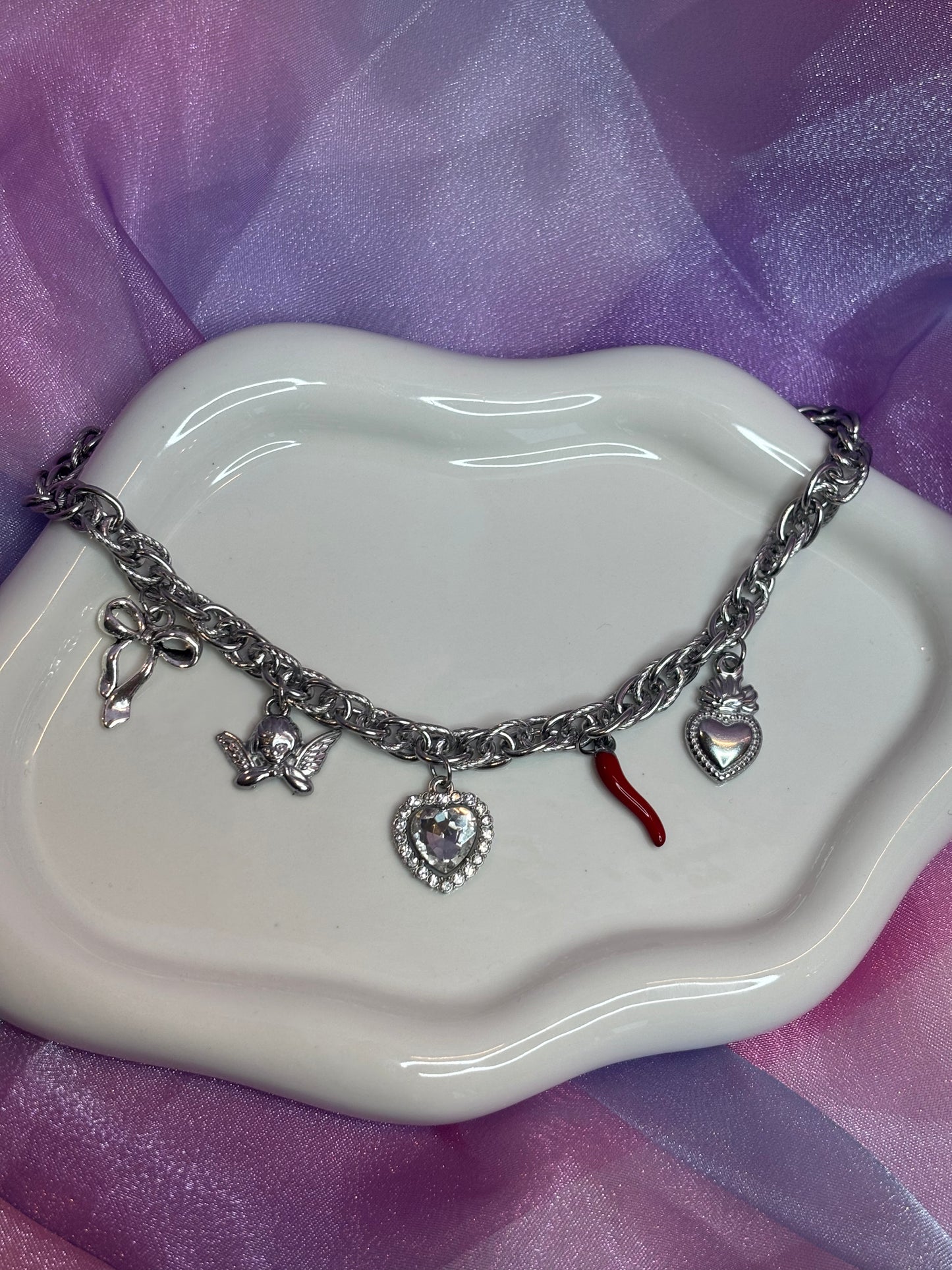 Collana Charms Silver