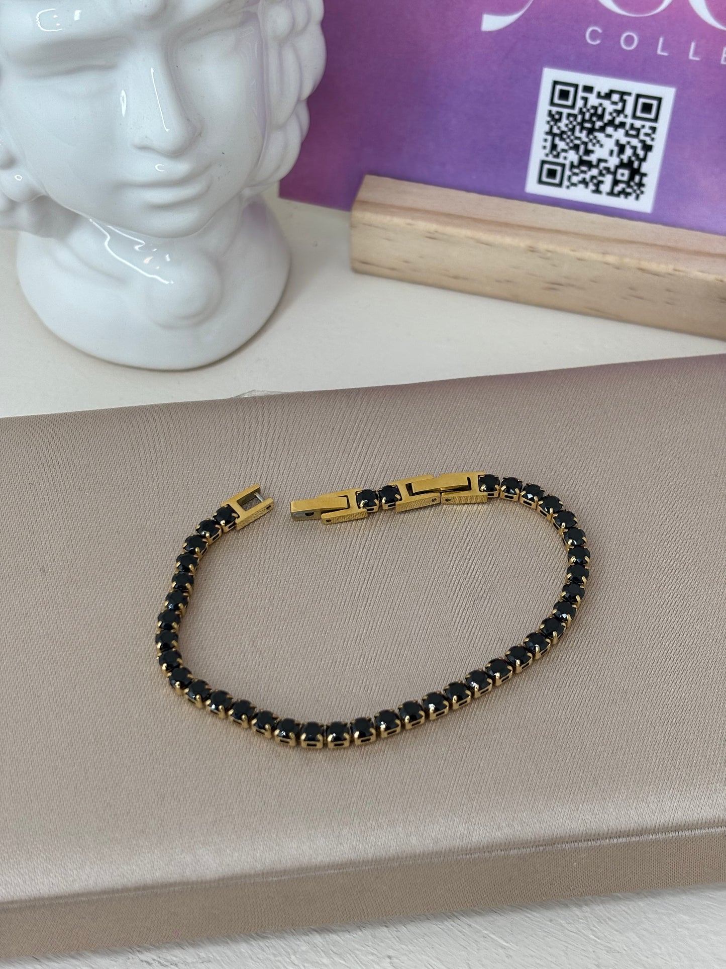 Bracciale Tennis Nero