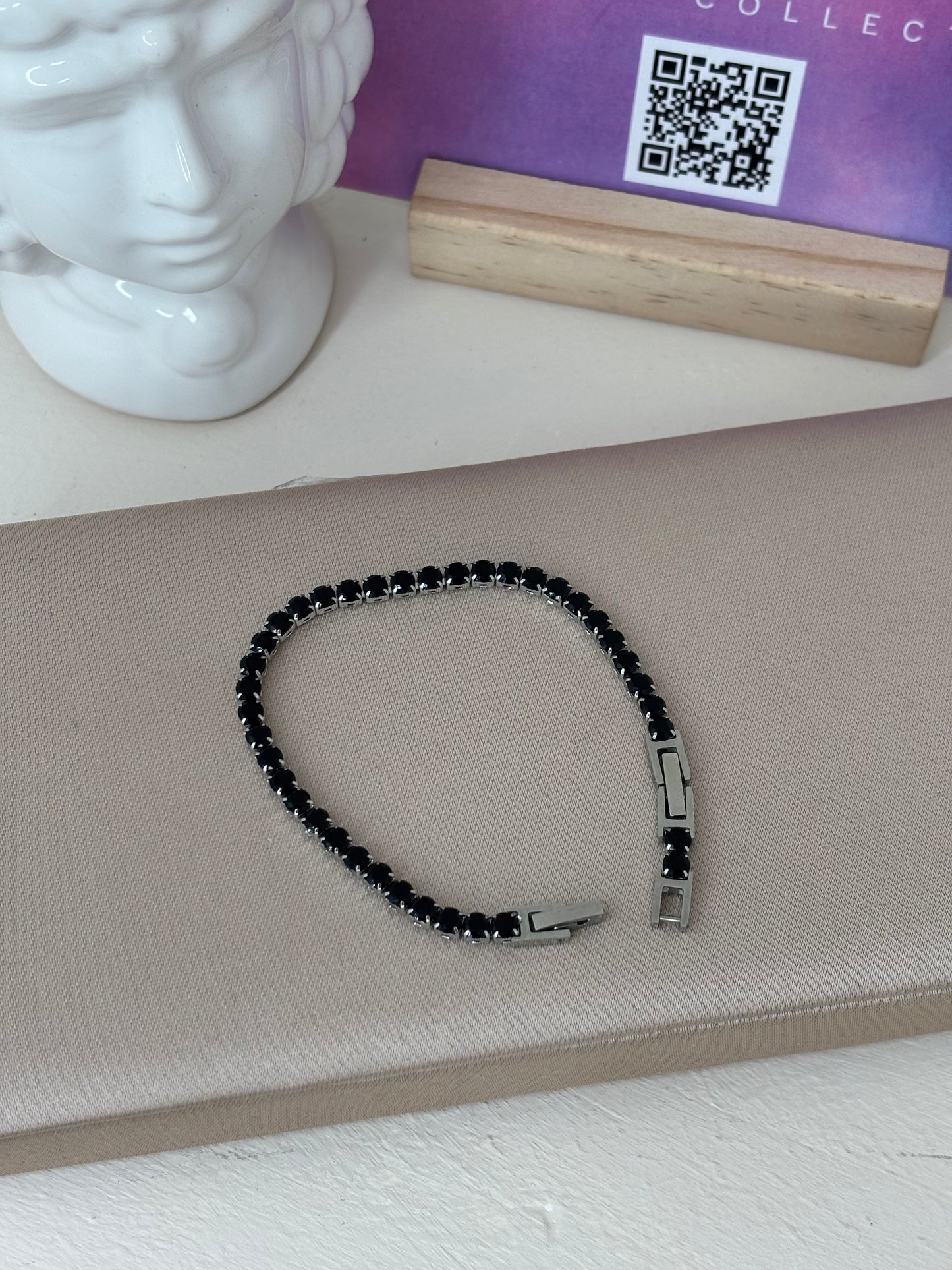 Bracciale Tennis Nero