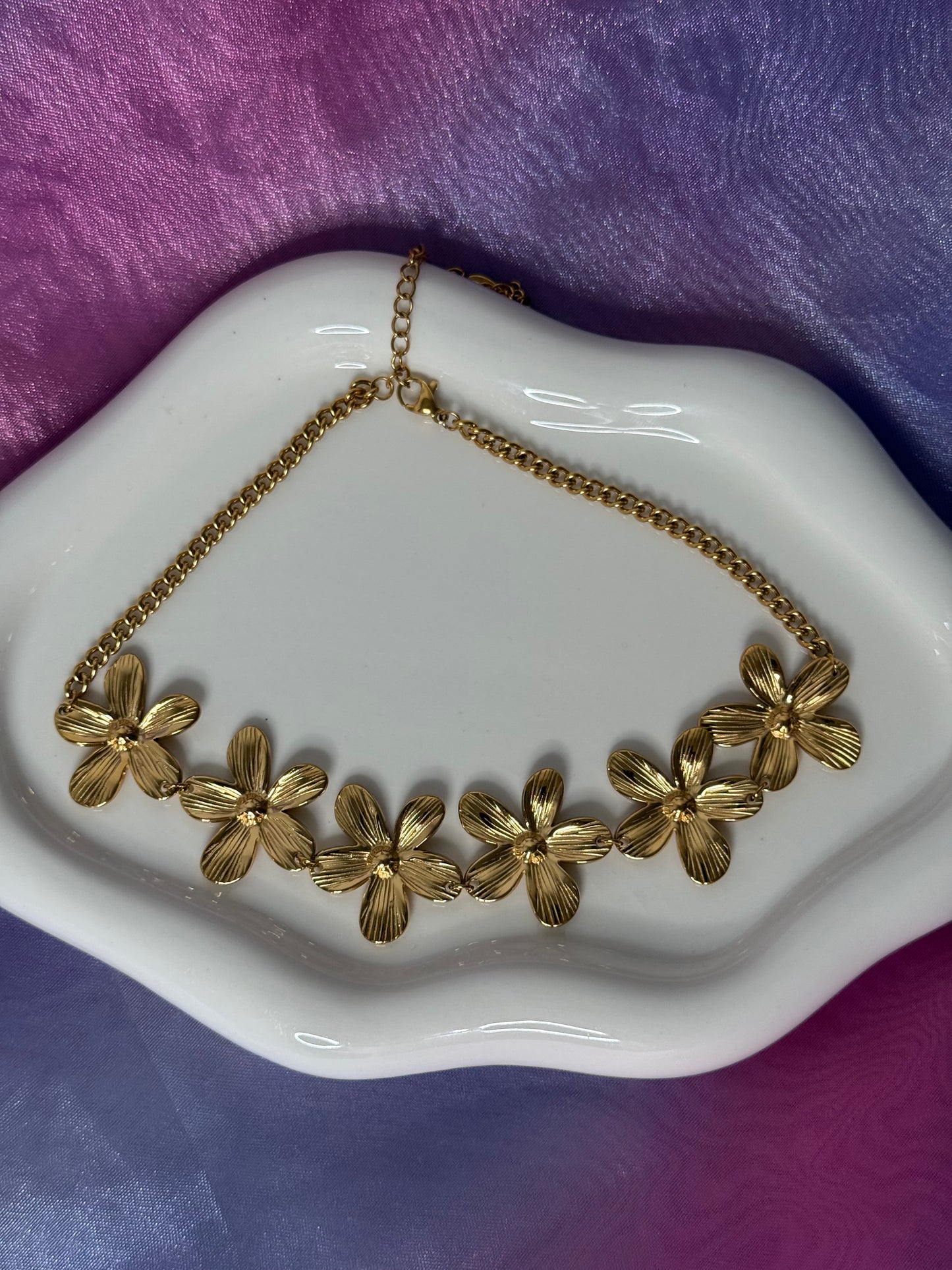 Collana Flower Gold