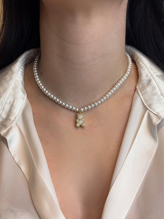 Collana Perle Bear