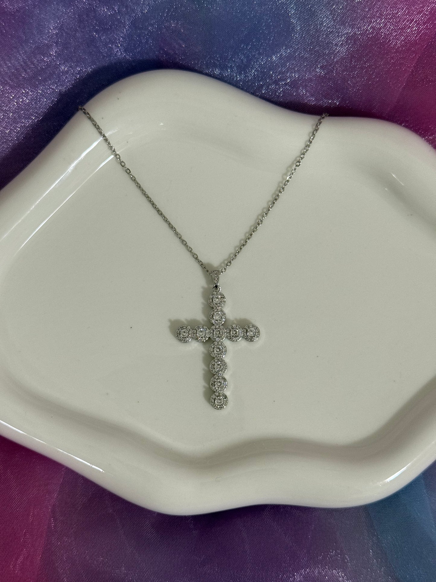 Collana Croce Brillante