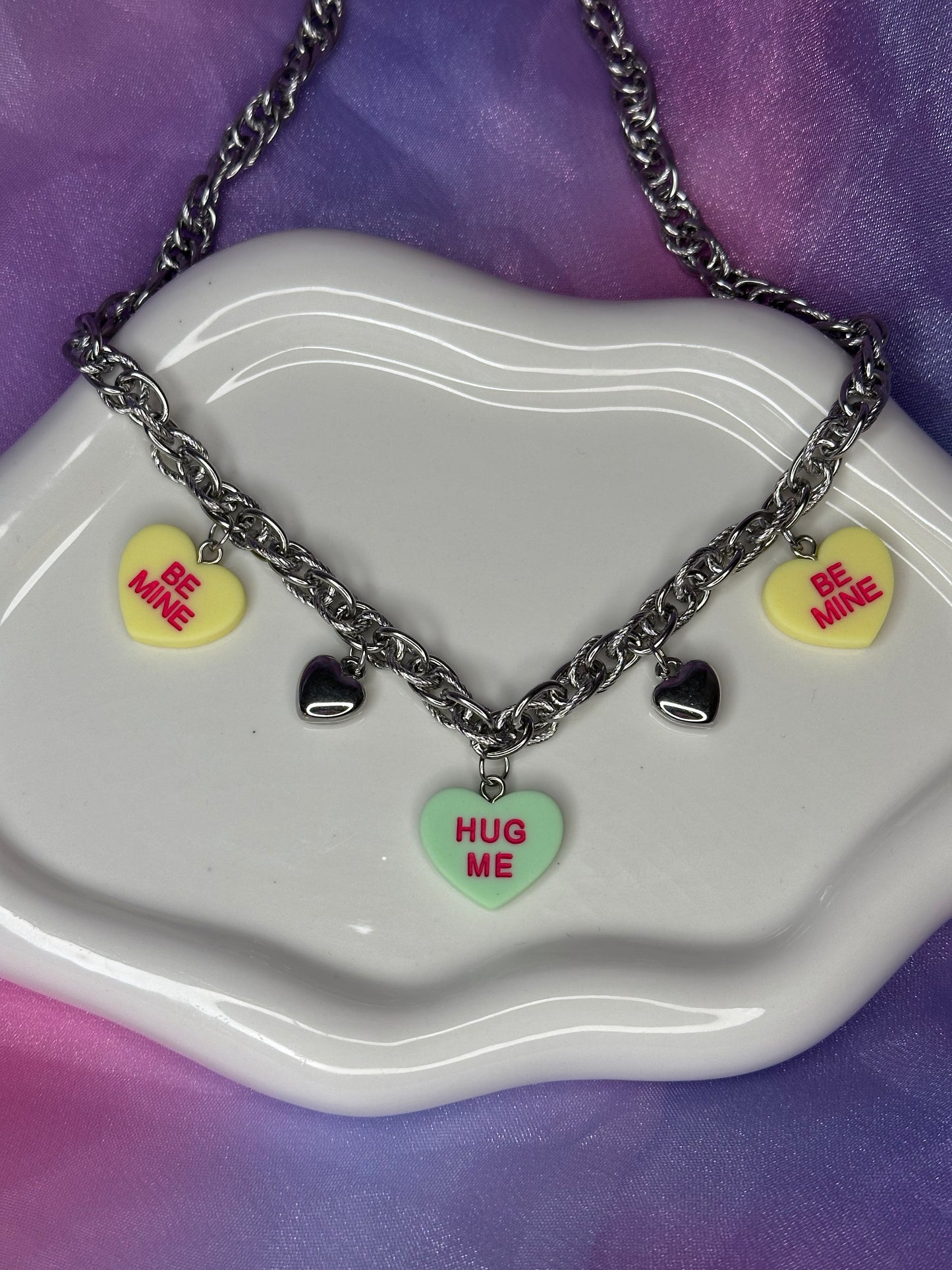 Collana Charms Cuori