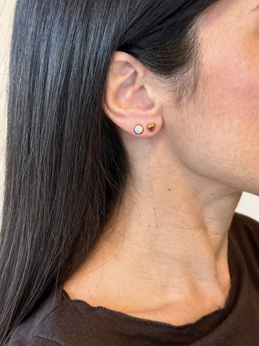 Orecchini Filo Cuore