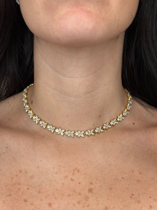 Collana Zirconi Farfalla